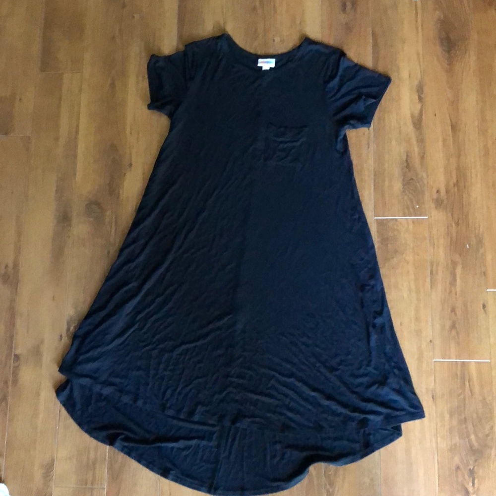 Lularoe Solid Black Carly Perfect!! - image 3